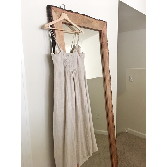 Linen Button Cami Midi Dress, FINAL PRICE, PRICE FIRM - Picture 8 of 10